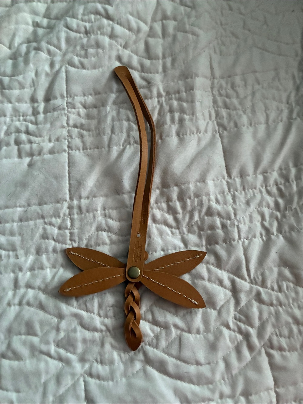 Portland leather dragonfly flair in Mango - Picture 2 of 2